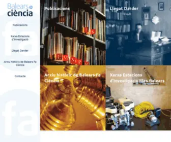 Balearsfaciencia.org(Balears fa ciencia) Screenshot