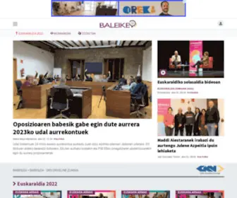 Baleike.com(Zumaiako albisteak) Screenshot