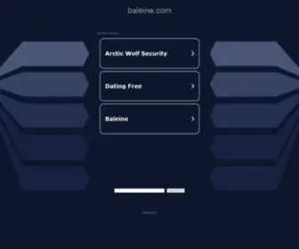 Baleine.com(baleine) Screenshot