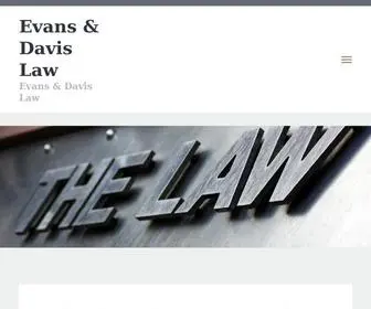 Balentinelaw.com(Evans & Davis Law) Screenshot