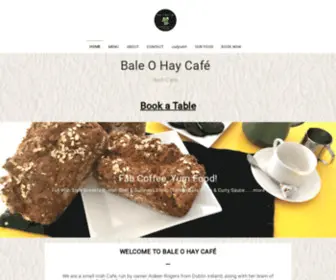 Baleohaycafe.com(Book a Table) Screenshot