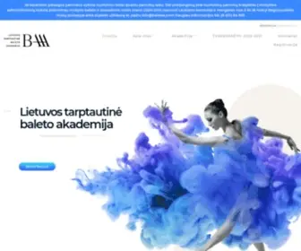 Baletas.com(Pirmoji privati baleto akademija lietuvoje. baleto pamokos vaikams ir suaugusiems. ltba) Screenshot