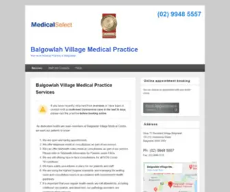 Balgowlahvillagemedicalpractice.com.au(Balgowlah Village Medical Practice) Screenshot