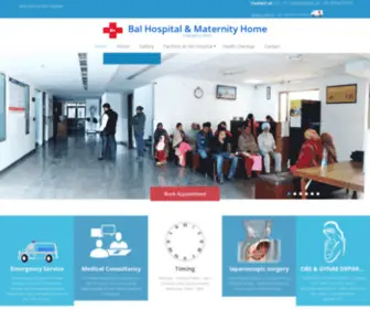 Balhospitalandmaternityhome.com(Bal Hospital And Meternity Home) Screenshot