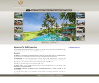 Bali-Properties.com(Bali Villa Rental) Screenshot