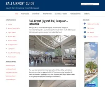 Baliairport.com(Ngurah Rai International Airport (Denpasar)) Screenshot