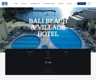 Balibeach.gr(The Hotel Bali Beach & Village) Screenshot