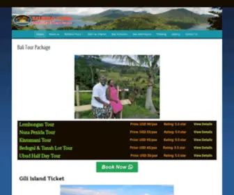 Balibelotours.com(Bali Tour Package) Screenshot