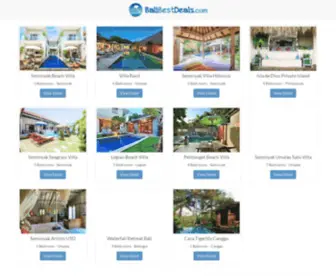 Balibestdeals.com(Bali Best Deals) Screenshot