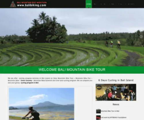 Balibiking.com(Bali Mountain Bike Tour) Screenshot