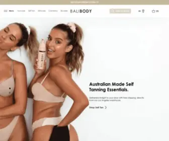 Balibodyco.com(Bali Body EU) Screenshot