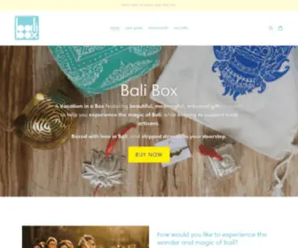 Baliboxshop.com(Bali Box Shop) Screenshot