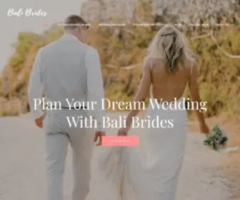 Balibrides.com.au(Bali Wedding and Event Planning) Screenshot