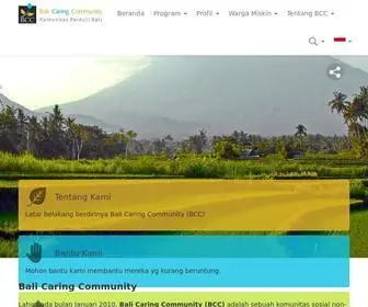 Balicaringcommunity.org(Bali Caring Community) Screenshot