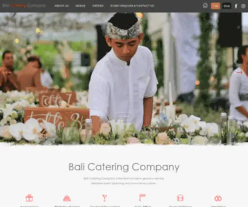 Balicateringcompany.com(Bali Catering Company) Screenshot