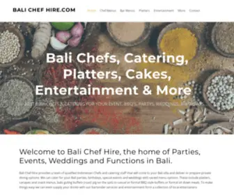 Balichefhire.com(BALI CHEF) Screenshot