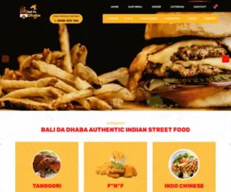 Balidadhaba.com.au(Balli Da Dhaba) Screenshot