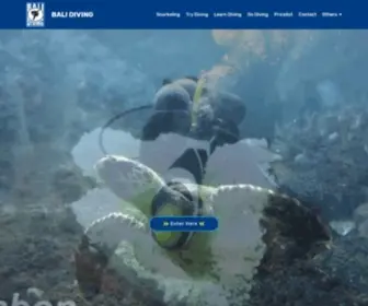 Balidiving.com(Bali Diving) Screenshot
