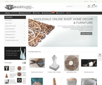 Baliexclusivo.com(Home Decor and furniture) Screenshot