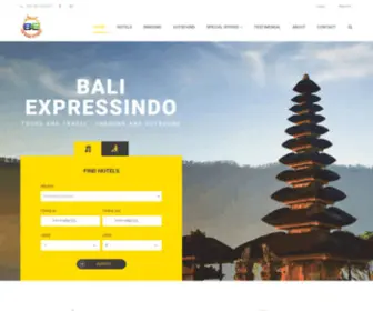 Baliexpressindotour.com(Bali Expressindo Tours and Travel) Screenshot