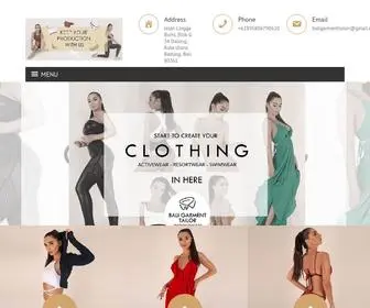 Baligarmenttailor.com(Bali Garment Tailor) Screenshot