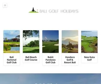 Baligolfholiday.com(Golfing in Bali) Screenshot