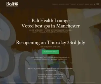 Balihealthlounge.com(Best Award Winning Spa In Manchester) Screenshot