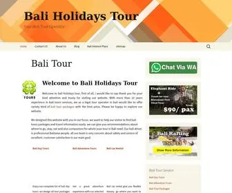 Baliholidaystours.com(Bali Tour) Screenshot