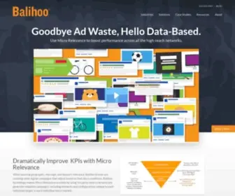 Balihoo.com(Location-Based Advertising Software for Enterprise Brands and their Agencies) Screenshot