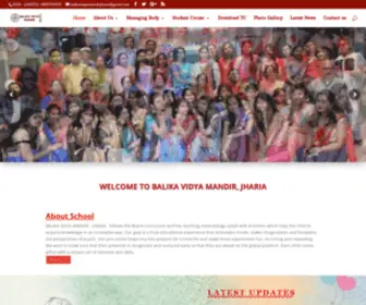 BalikavidyamandirjHaria.com(Balika Vidya Mandir) Screenshot