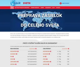 Balikdosveta.com(Úvod) Screenshot