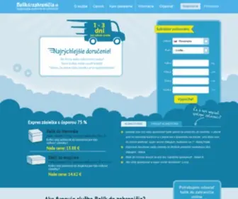 Balikdozahranicia.sk(Expresná medzinárodná preprava zásielok) Screenshot