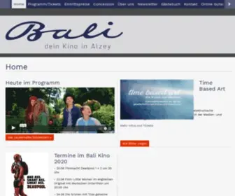 Balikino.de(Bali Kino) Screenshot