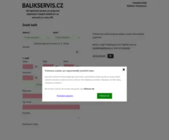 Balikservis.cz(Balikservis) Screenshot