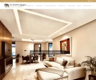 Baliluxuryresidence.ma(Les Jardins de Bali) Screenshot