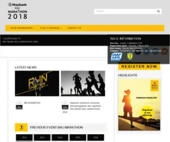 Balimarathon.com(Maybank Marathon) Screenshot