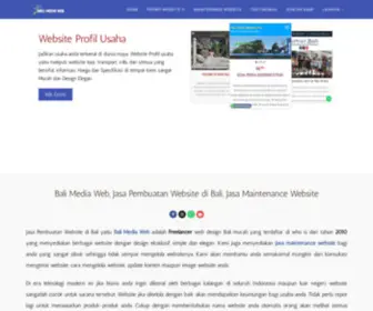 Balimediaweb.com(Jasa Pembuatan Website di Bali) Screenshot