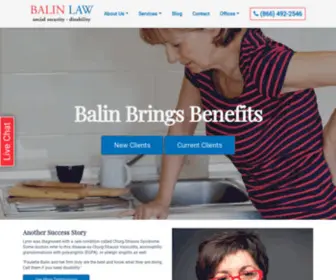 Balinlaw.com(BALIN LAW) Screenshot