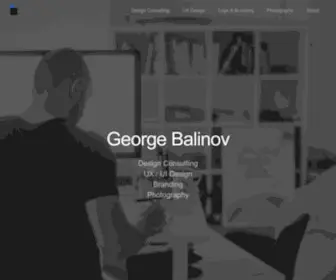 Balinov.com(Design Consulting by George Balinov) Screenshot