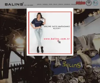 Balins.com(Textile Manufacturer) Screenshot