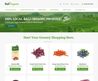 Baliorganic.id(Buy Organic Vegetables) Screenshot