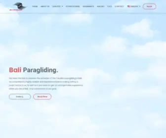 Baliparagliding.com(Your satisfaction is our goal) Screenshot