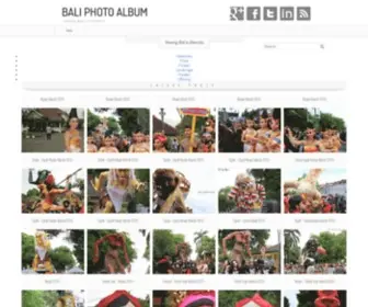 Baliphotoalbum.com(Bali Photo Album) Screenshot