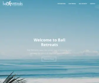 Baliretreats.com.au(Bali Retreats) Screenshot