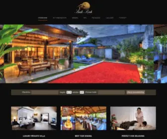 Balirichvillas.com(Luxury Villas at Seminyak Bali) Screenshot