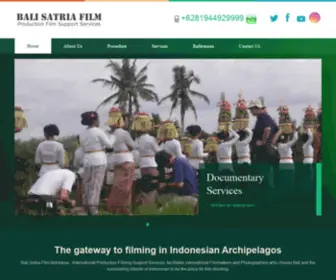 Balisatriafilm.com(Bali Satria Film) Screenshot