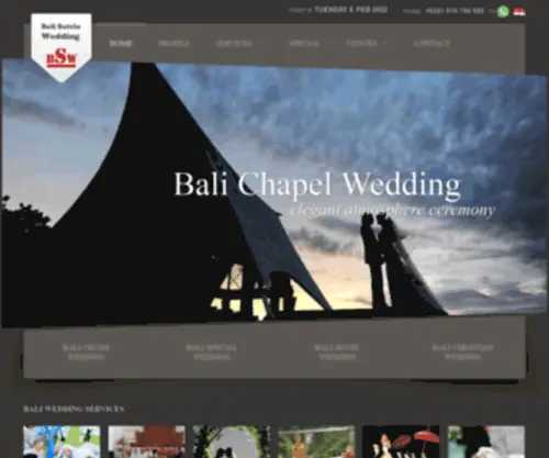Balisatriawedding.com(Bali Wedding Planner Services) Screenshot