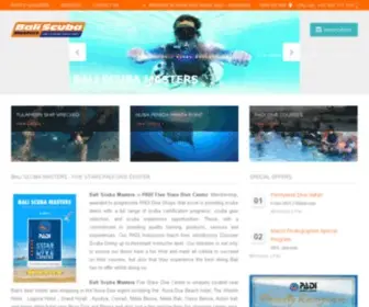 Baliscubamasters.com(Bali Scuba Masters) Screenshot