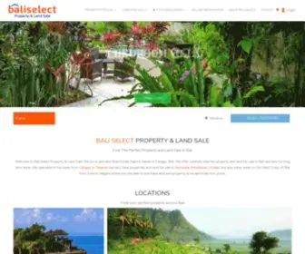 Baliselect.com(Bali Select) Screenshot