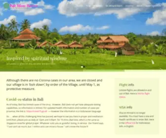 Balisilentretreat.com(Bali Silent Retreat) Screenshot